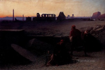  orientalista Obras - Ruinas De Tebas Orientalista Árabe Charles Theodore Frere